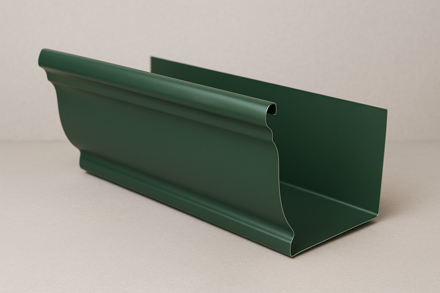 K-style gutter, evergreen color 5\6in